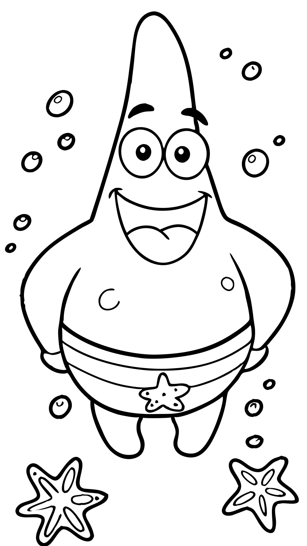 patrick from spongebob coloring pages